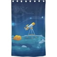 thumbnail image 2 of Coolnut Window Curtain Panels for Apartment 84" Science Discovery Room Divider Curtains Bay Window Curtains, 2 of 7