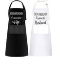 thumbnail image 1 of Couple's Matching Kitchen Garden Barbecue Apron with Printed Design for Cooking and Grilling Activities 2PCS, 1 of 5