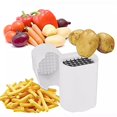 thumbnail image 1 of 1PCS French Fry Cutter Natural Cut Rapid Slicer Vegetable Potato Tool Food Veggie Dicer Veg Chopper, 1 of 6