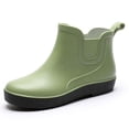 thumbnail image 5 of Caywon Womens Waterproof Non-Slip Short Ankle Rain Boots, Solid Color Thick Sole Outdoor Footwear for Rainy Days, Botas de Lluvia Cortas Para Mujer, 5 of 9