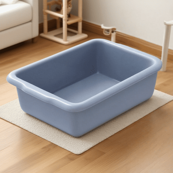 Active Mind Ltd 5.5 Gallon Commercial Dish Tub & Bus Pan Set (Gray) - Multi-Purpose Wash Basin / Tote Box (21"x15"x6") - Ideal for Restaurants, Cafes, Prep Stations, Dishwashing & Kitchen Utility