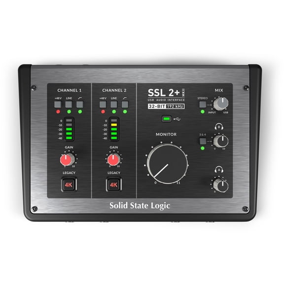Interfaz de audio USB Solid State Logic SSL 2 Plus MKII