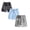 Black2 1PCS & Light Blue 1PCS & Grey 1PCS, variant on XEGLSBU 3 pack Boys Shorts 5T Jeans Kids Elastic Waist Shorts for Boys and Girls Comfortable Casual Playwear Breathable Summer Daily Wear Toddler to Adjustable Fit Size 3-4 Years