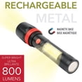 thumbnail image 2 of RCA - COB Flashlight with Mini Rechargeable Lantern, 800 Lumens, 2 of 3