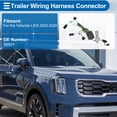 thumbnail image 4 of Ofertas Únicas 1 Juego de Arnés de Cableado de Remolque de 4 Pines No.56501 para Enganche de Remolque para Kia Telluride LX/S 2023-2025, 4 of 7