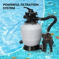 thumbnail image 3 of Filtro de arena para piscina VINGLI tanque de 12 pulgadas con bomba de 1/2 HP 2642 GPH, 3 of 8