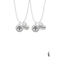 thumbnail image 2 of Delight Jewelry Silvertone Domed Black BSM Mother & Daughter Heart Necklaces (Set of 2), 19"+2", 2 of 4