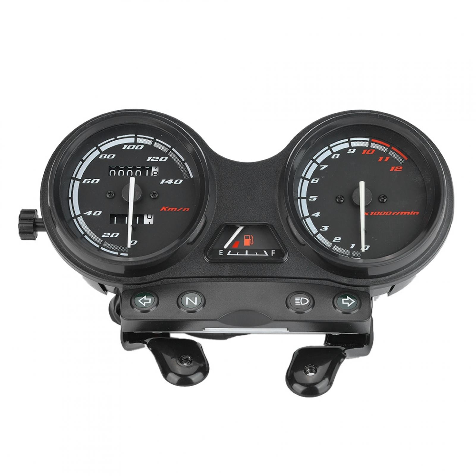Motorcycle Tachometer, Speed Odometer Digital Reading Universal Fit High Hardness For Motorbike