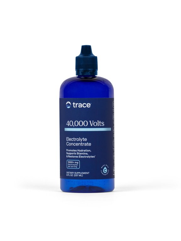 Minerals 40,000 Volts Electrolyte Concentrate, 48 Servings, Ionic mineral drops for water , High bioavailability , Sustainably harvested in the USA, Supports 300+ biochemical reactions
