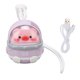 thumbnail image 1 of Ventilador de cuello recargable, 3 niveles, ajustable, sin aspas, USB, portátil, mini ventilador de cuello colgante con cordón para viajes al aire libre., 1 of 14