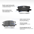 thumbnail image 3 of Front & Rear Ceramic Brake Pads for Lexus RX330 RX350 RX400H Toyota Highlander, 3 of 4