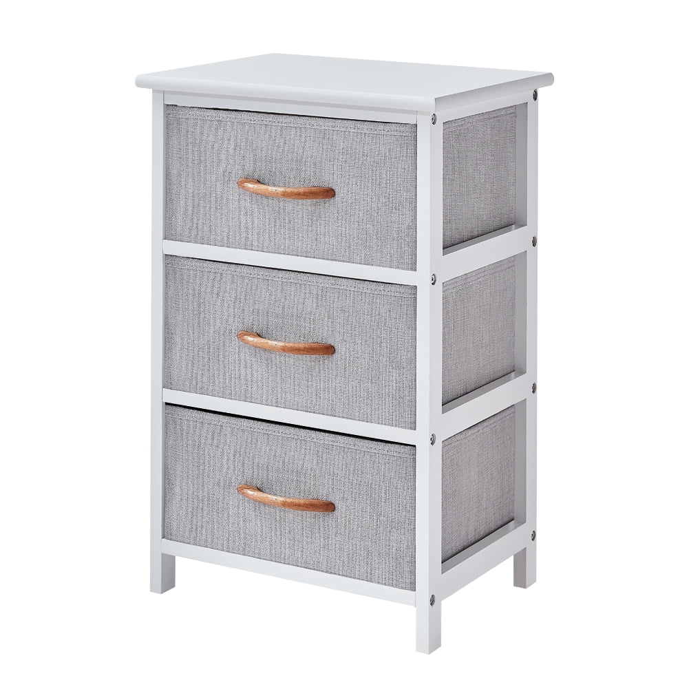 Private Jungle 3 Drawer Fabric Dresser Storage Cabinet, Dresser Chest with Wood Top, Organizer Unit for Closets Bedroom Nursery Room Hallway,White Private Jungle 3 Drawer Fabric Dresser Storage Cabinet, Dresser Chest with Wood Top, Organizer Unit for Closets Bedroom Nursery Room Hallway,White