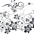 thumbnail image 1 of Pegatinas Decoración Pared Moda Extraíble Vinilo De Flores, 1 of 5