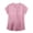 Pink, variant on Summer Tops Gsakboxl Women's Oversized Solid V Neck Button Long Sleeve Shirt Bark Texture Wrinkled Casual Blouse Loose Fashion Top With Unique Crinkle Fabric for Daily & Street Wear Shirts for Women