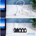 thumbnail image 3 of Organizador De Cables Magnético VIMI Para Escritorios Y Mesas Negro, 3 of 8