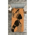 thumbnail image 3 of Ambesonne African Quilted Bedspread Set 2 Pcs, Local Woman, Twin Size, Multicolor, 3 of 3