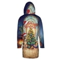 thumbnail image 2 of Merry Christmas German Shepherd Santa Hat Xmas Tree Winter Holiday All Over Print 3D Hooded Duffle Toggle Coat Alsatian Dog Lover Gifts - 01013, 2 of 6
