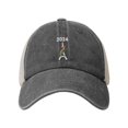 thumbnail image 2 of 2024 Paris Olympic Games Cowboy Mesh Baseball Cap Deep Heather One Size, 2 of 5