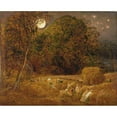 thumbnail image 3 of Samuel Palmer 24x20 Black Modern Framed Museum Art Print Titled - The Harvest Moon, 3 of 5
