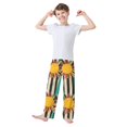 thumbnail image 2 of FORMRS Boys Pajama Pants with Pockets Size 9-10Y Kids Lounge Sleep Bottoms, Geometric Sun, 2 of 8