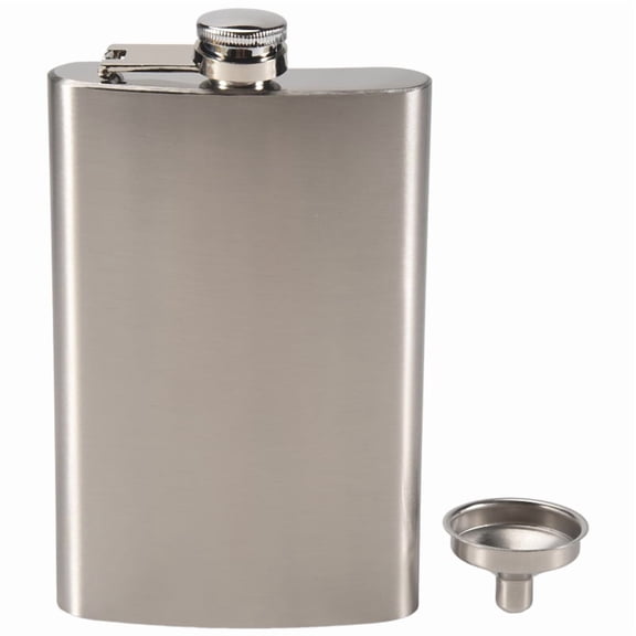 Whiskey Pocket 10oz Hip Flask Liquor Alcohol With Stainless Steel Screw Cap