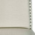 thumbnail image 3 of Linon Stewart 30" Fabric & Wood Bar Stool in Glitz White/Black, 3 of 7