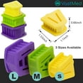 thumbnail image 4 of 3PCs Dental GradeSilicone Bite Blocks Mouth Props Multi Size by VASTMED | Dental Bite Blocks Mouth Opener for Child Kids Adults for Teeth Cleaning, 4 of 5