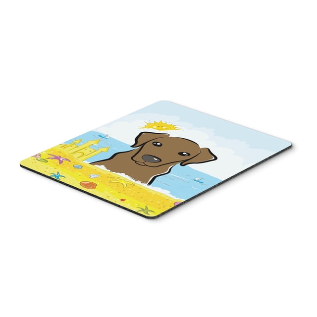 "Treasures Labrador Summer Beach Mouse Pad, Hot Pad o Trivet, multicolor (BB2102MP)" Caroline's Treasures BB2102MP