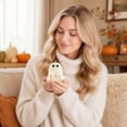 thumbnail image 4 of Simple 3D Ghost Soy Scented Candles, Cute Fangs Ghost Shaped Wax Candle for Halloween Farmhouse Table Center Decor Trick-or-Treat Gift, 4 of 7