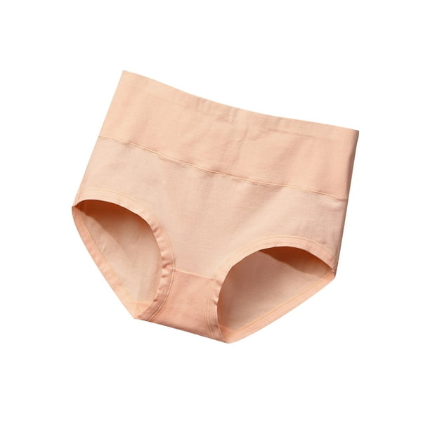 Ropa interior de mujer Minnieouse 4PCS Cintura alta Algodón Chica  Embarazada Calzoncillos elásticos color sólido 4XL AP003573-20