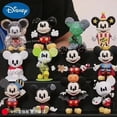 thumbnail image 2 of Figura de acción de Mickey Mouse de Disney, caja sorpresa original, serie Curious Boundless, misteriosa caja sorpresa, muñeco de PVC conmemorativo del centenario, 2 of 5