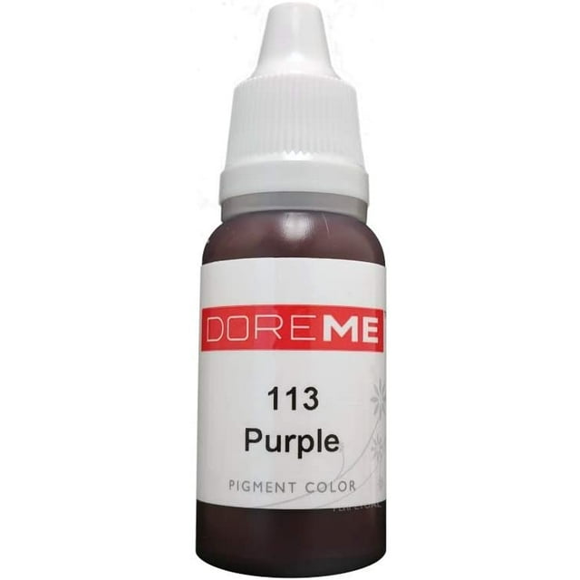 DOREME Permanent Makeup Pigment Ink Purple Lip Color Tattoo Micro Cosmetic Micropigmention