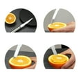 thumbnail image 3 of Manual Grapefruit Knife Kitchen Peeler Long grapefruit fruit knife Vegetable Handle for Fruit Curved Lemon, 3 of 9