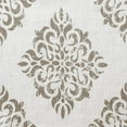 thumbnail image 3 of Exclusive Home Curtains Nagano Medallion Belgian Linen Rod Pocket Curtain Panel Pair, 54x84, Taupe, 3 of 5