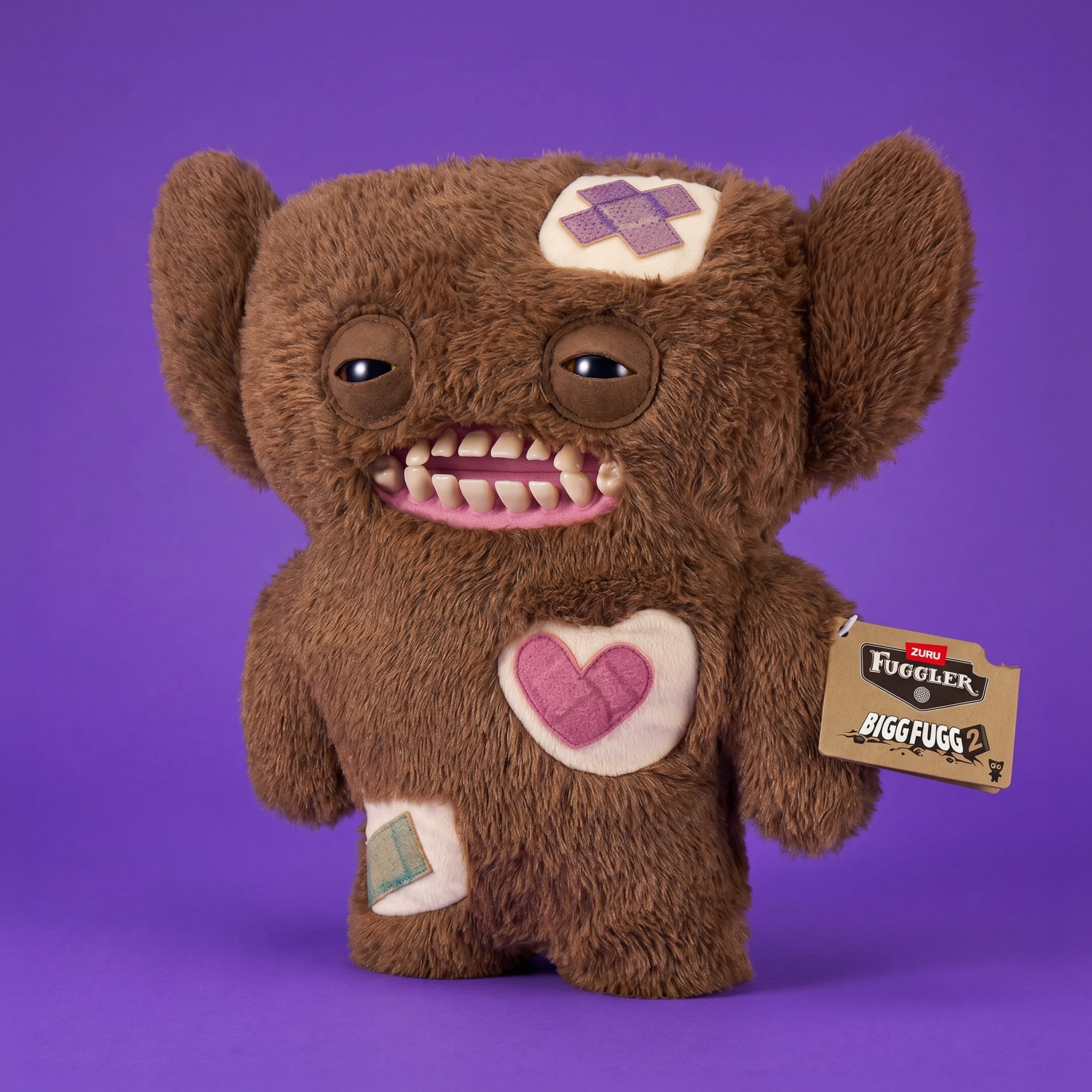 Fuggler Bigg Fuggs 18 Inch (XL Grumpy Grumps) by ZURU - Ugly Monster Plush for All Ages