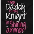 thumbnail image 2 of Daddy is My Knight in Shining Armour Youth T Shirt Tee Girls Infant Toddler Brisco Brands 12M, 2 of 5