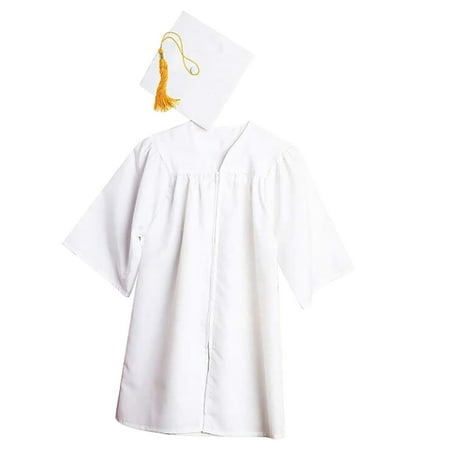 

ICQOVD Kindergarten Graduation Gown Cap Tassel Shiny Robe Gown Charm