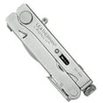 LEATHERMAN Crunch Multitool with Folding Locking Pliers and Pin Vise, Stainless Steel with