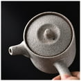 thumbnail image 5 of Chinese Teapot, side handle Rough Ceramic Vintage Kung Fu Tea Set with filter kettle coffee pot Handmade Japanese teapot tea pot durable, 5 of 7