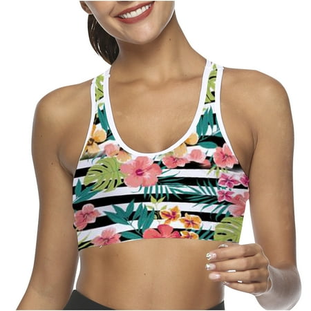

WQJNWEQ Sports Bras for Women Clearance Women Seamless Back Pocket Back Fitness Tank Tops Workout Gym Yoga Underwear Gifts for Women Multicolor