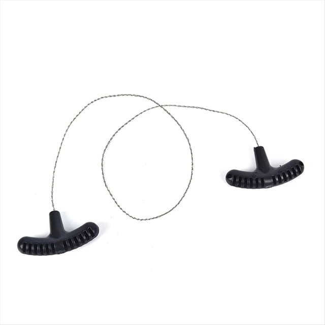 Scie à Chaîne Portable de Survie - Scie à Corde Manuelle en Acier Inoxydable pour Camping, Randonnée, Équipement d'Urgence Extérieur