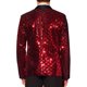 thumbnail image 3 of CHAQUETA BRILLANTE TUXEDO SEQUIN INSPIRAR CHIC PARA HOMBRE CON PATRÓN ARGYLE Y SOLAPA PICO XL ROJO, 3 of 6