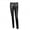 Black, variant on JeashCHAT Leggings for Women Solid Black Slim Leather Pants Casual Stretch Pencil Trousers Thick Pants