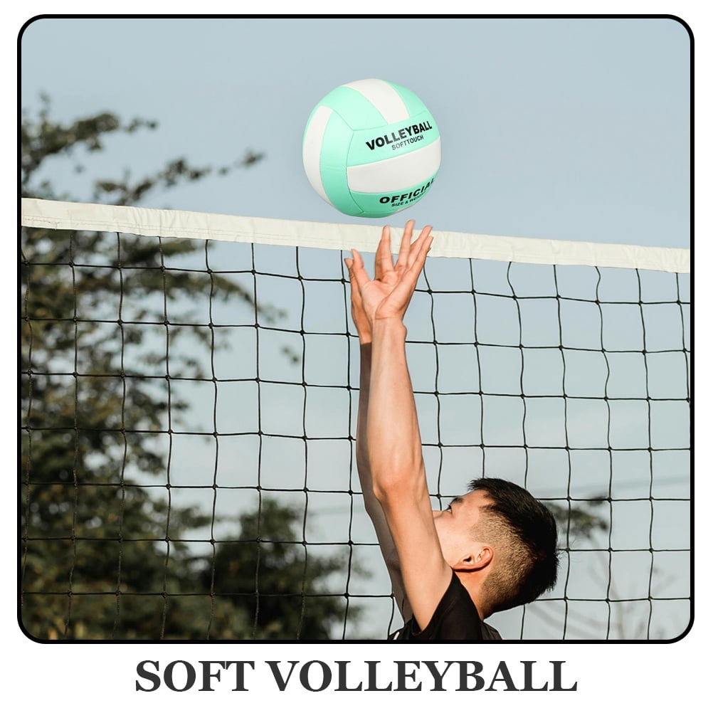 Hytrove 2Pcs Soft Volleyball for Indoor Sports with Durable Thick Material