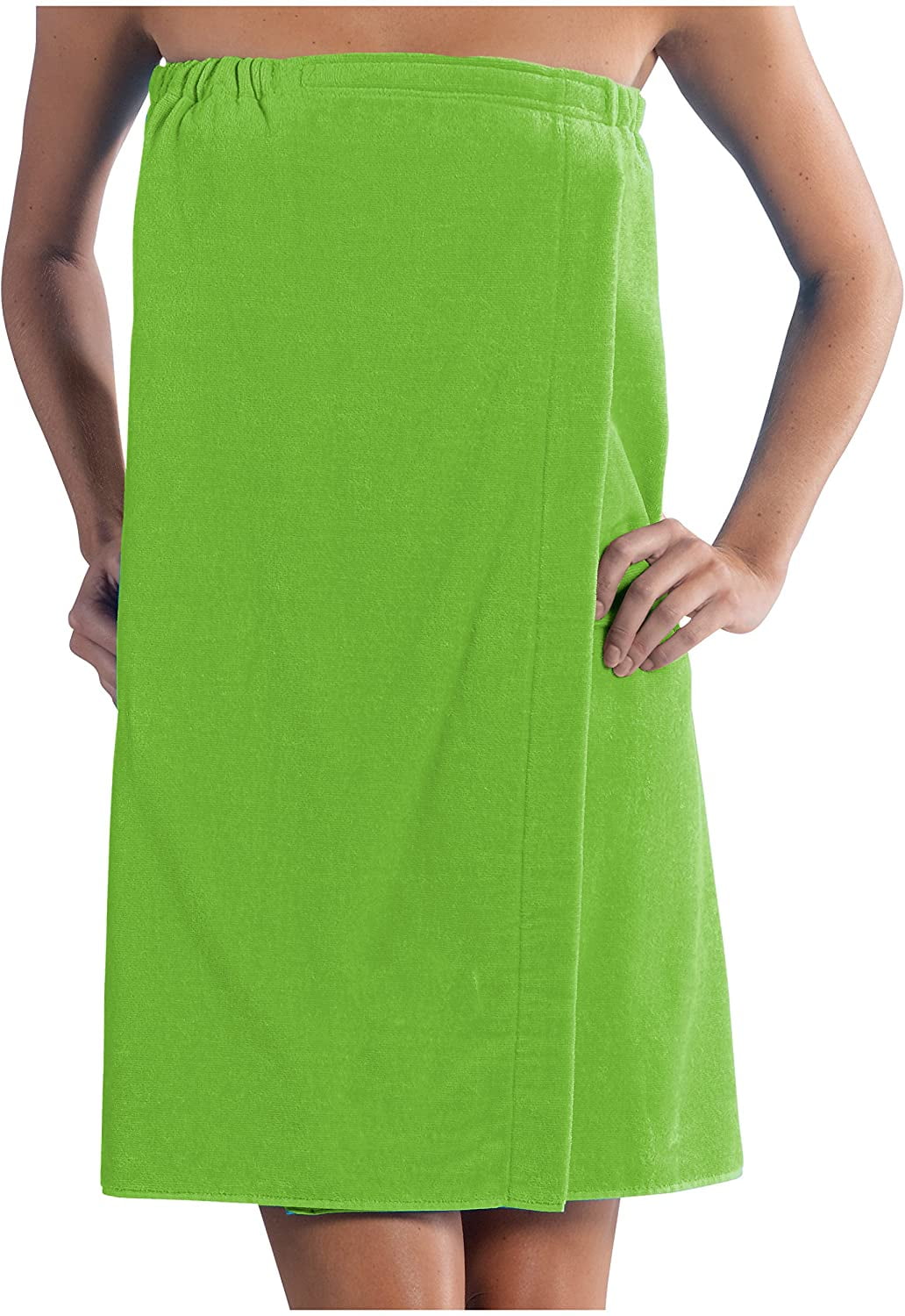 Womens Cotton Bath Wrap Towels, Lime, S/M Size - Walmart.com