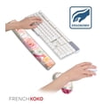 thumbnail image 2 of French Koko Computer Keyboards and Mice Wrist Rest Support Pink Flower, 2 of 5