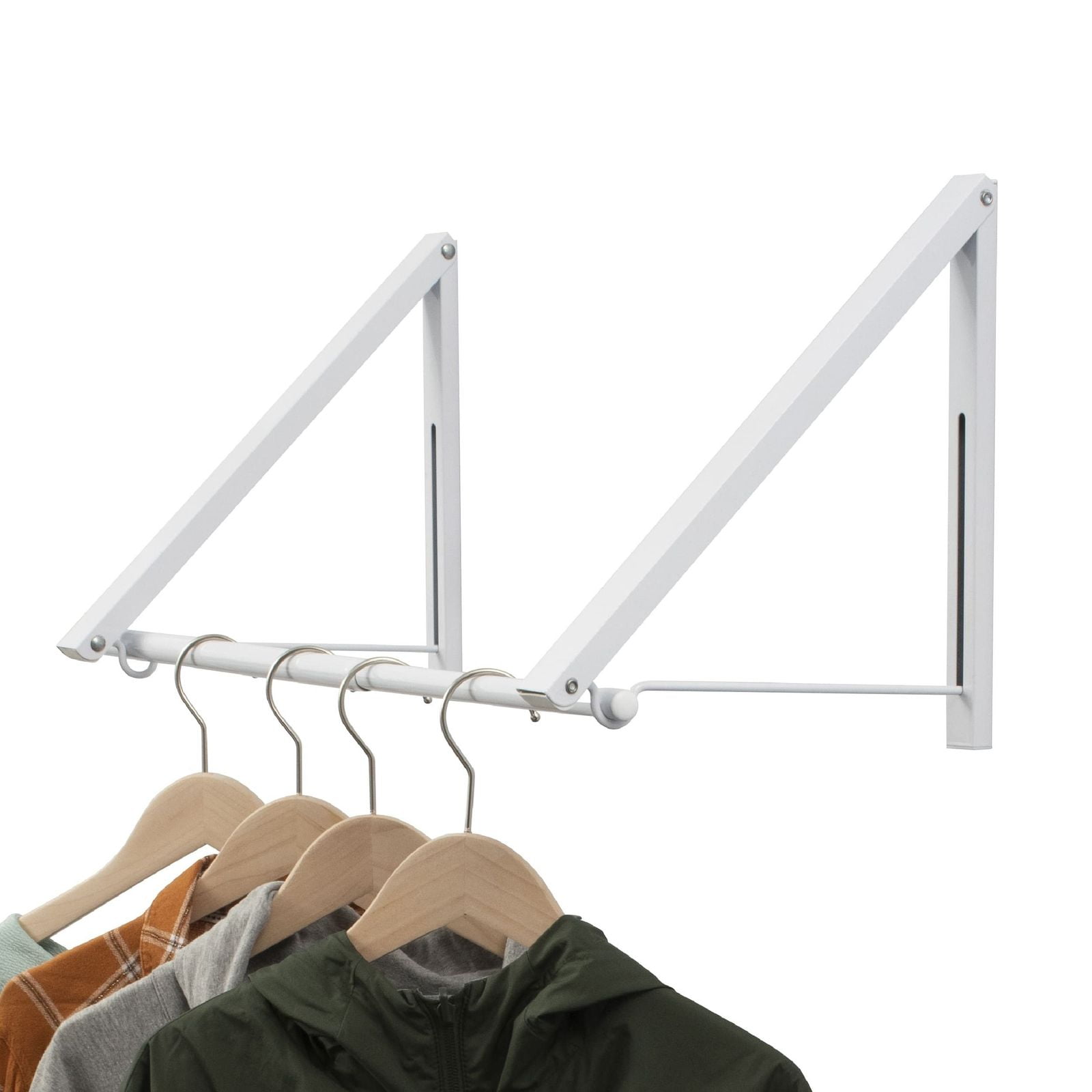 Indoor Balcony 5 Hole Clothes Hanging Drying Rack Window Frame Hanger Clever