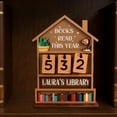 thumbnail image 6 of Personalized Books Read This Year Counter Sign – Book Tracker Sign for Reading, Books Lover Gift for Teachers, Librarians & Readers, Custom Bookish Gifts for Women,Bookshelf Decoration,Brown,, 6 of 6