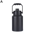 thumbnail image 1 of Pichet d'Eau 2/3L Gallon Grand Ouverture Bouteille Isolée en Acier Inoxydable sous Vide P2L5, 1 of 9