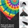 thumbnail image 3 of Rainbow Tie Dye Mandala Pattern Kitchen Rugs Sets Of 3,Kitchen Runner Rugs Non Skid Washable,Decorative Kitchen Floor Mats for Kitchen,Sink,Laundry,17"x30"+ 17"x47" + 17"x59", 3 of 6